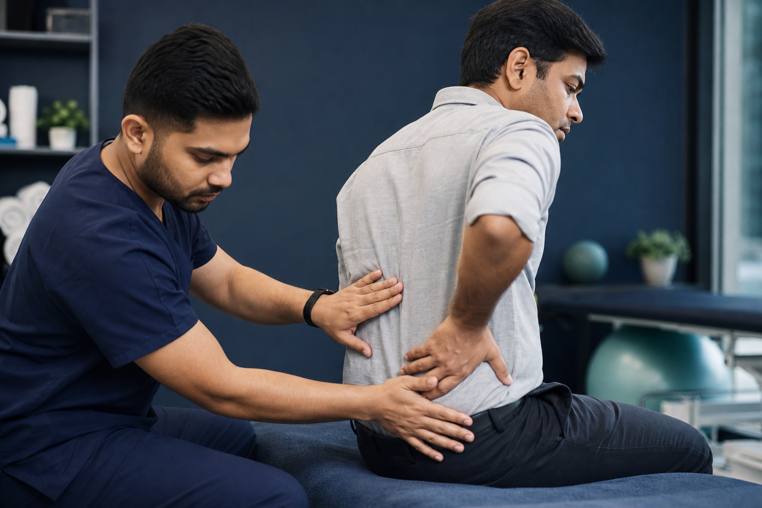Lower back pain physiotherapy