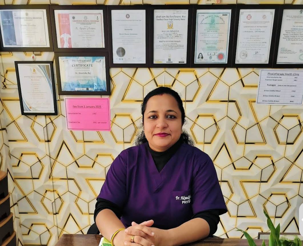 Dr. Akanksha Raj at the clinic